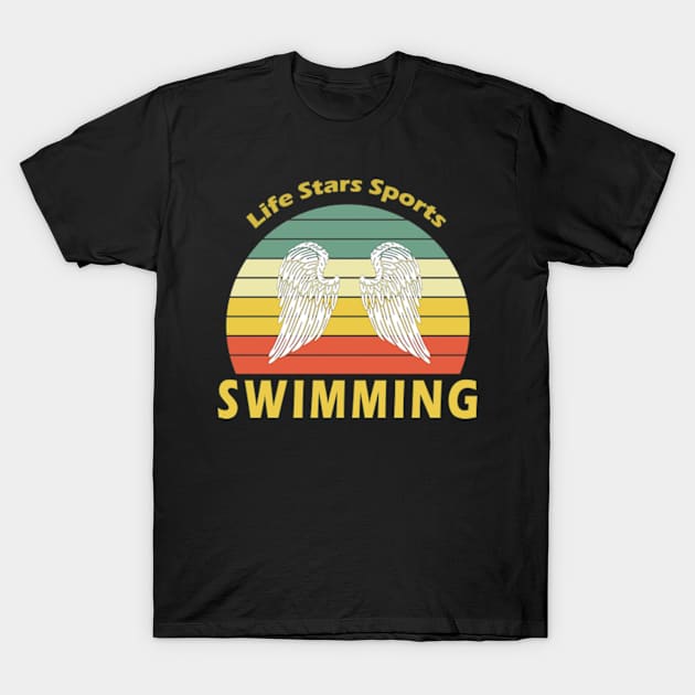 Swimming T-Shirt by My Artsam